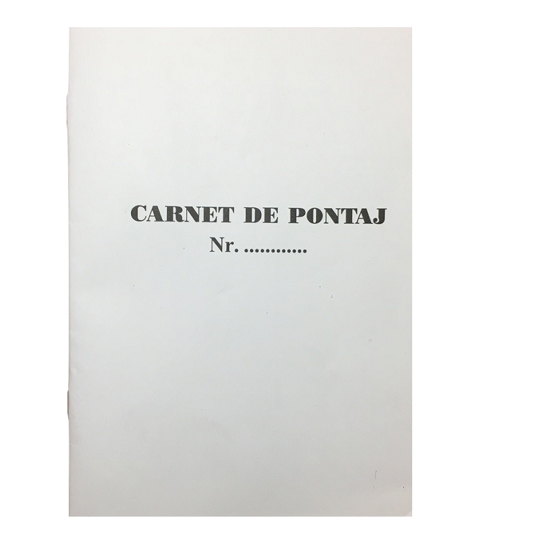 CARNET DE PONTAJ A5 24 FILE
