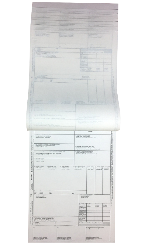 SCRISOARE (CMR) DE TRANSPORT INTERNATIONAL A4 6EX. 16 SET
